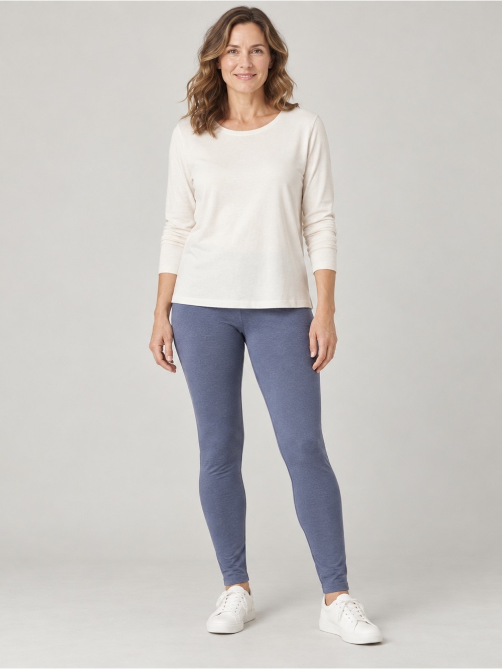 J.Jill pima ankle leggings bluegray